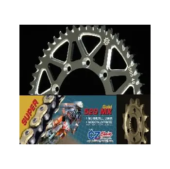 Řetězová sada pro motocykl Řetězová sada ČZ MX Steel pro YAMAHA YZ 125 (87-04)