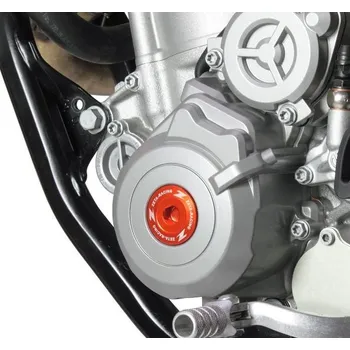 Zátka motoru boční ZETA Engine Plugs KTM SX-F / EXC-F oranžová (Doplňky ZETA)