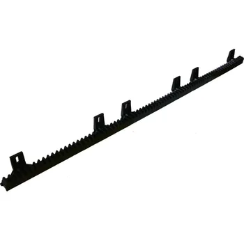 Pohon brány HR100 - ozubený hřeben s ocelovým jádrem a nylonovým povlakem s úchyty směrem dolů