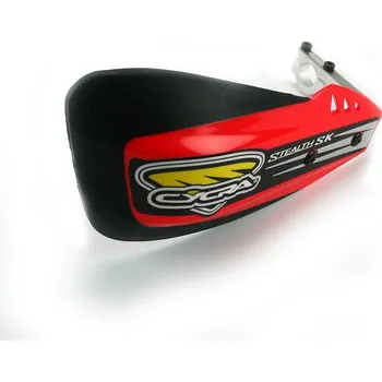 Chránič ruky pro motocykl Chrániče páček CYCRA STEALTH červená (pro sněžné skůtry)