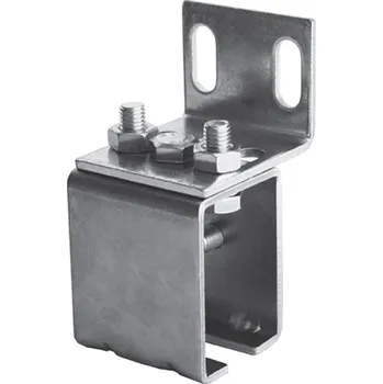 Pohon brány Boční držák závěsné dráhy 33x34mm - zinkovaný