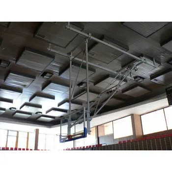 Basketbalový koš Konstrukce pro basketbal zvedaná pod strop DOR-SPORT do celkové výšky 7 m