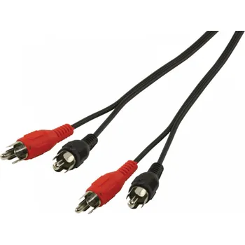 Audio kabel Propojovací kabeláž 2xRCA M-2xRCA M 5m HQB-001-1.5