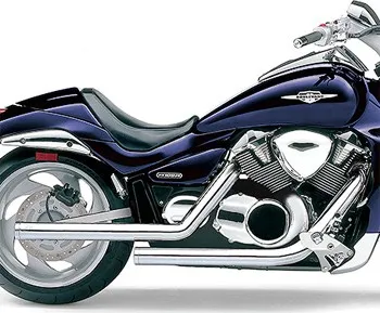 Výfuk pro motocykl Kompletní vyfuk Cobra Dragsters pro Suzuki M 1800 R Doplnky pro chopper