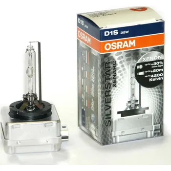 Autožárovka výbojka xenonová D1S 85V 35W PK32d-2 SILVERSTAR - o 30% více světla
