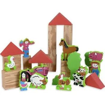 ostatní stavebnice EDUSHAPE Měkká pěnová stavebnice - FARMA