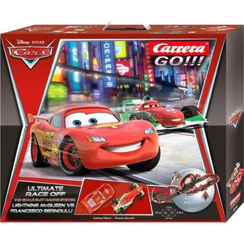 autodráha Carrera GO 62294 Disney Cars 2 Ultimate Race Off