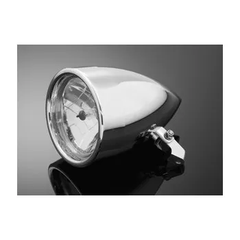 Osvětlení pro motocykl Hlavní světlo CONE provedení: leštěný hliník, průměr paraboly: 140 mm