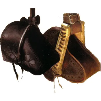 Jezdecké sedlo Coverboot provedení: anglické, barva: černá