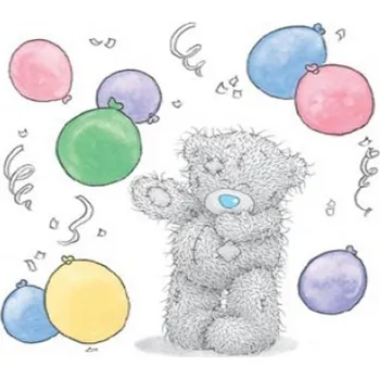 Balónek Přáníčko Medvídek