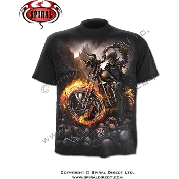 Dívčí tílko tričko s motivem Wheels of fire velikost: S