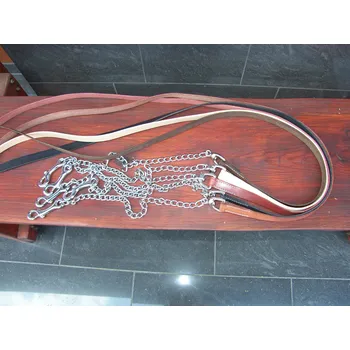 halter vodítko s řetízkem barva: tmavě hnědá