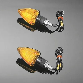 Osvětlení pro motocykl Blinkry Triangle barva: chrom, nožička: krátká