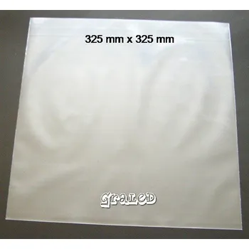 Příslušenství pro gramofon Vnější obal PP na gramofonové dvoj LP desky, sada 10 ks