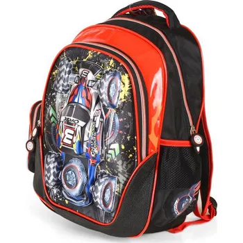 Školní batoh Školní batoh 3D obrázek KINGER CAR