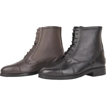 Jezdecká obuv šněrovací perka Jodhpur barva: černá, velikost: 38