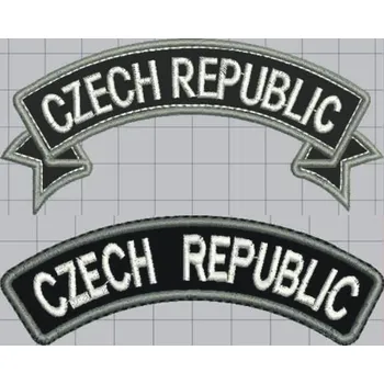 Nášivka czech republic horní malý provedení: stuha