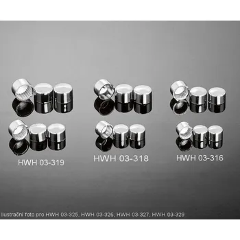 Šroub Čepička na šroub, matku, 10 nebo 5 ks závit: šestihran M5, provedení: černění