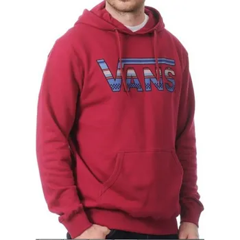 Pánská mikina Mikina Vans Classic pullover hoodie beet red / native stripe