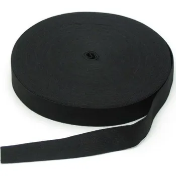 Textilní guma Prádlová guma černá - 1,5cm - 1m