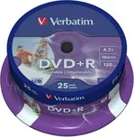 Verbatim DVD-R 4,7GB 16x 25 cake