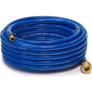 Tlakový hrnec Aircraft PU tlaková hadice PRO 10 m, 8/12 mm s rychlospojkami