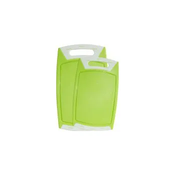 STONELINE prkénko krájecí antibakteriální sada 2 ks WX-15532 lemon green