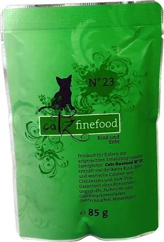 Krmivo pro kočku Catz Finefood kapsička hovězí/kachní maso 85 g