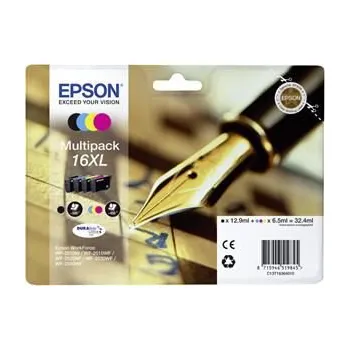 EPSON cartridge T1636 (black/cyan/magenta/yellow) multipack (pero) XL