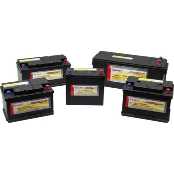 Autobaterie Autobaterie 12V 60Ah Granit bezúdržbová do auta, traktoru startovací proud 470A, 0/1