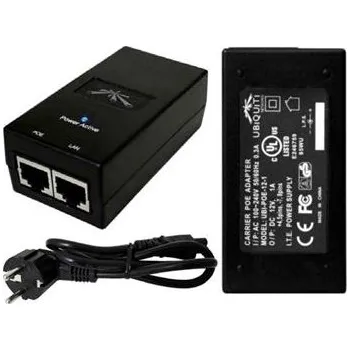 Síťový prvek Ubiquiti POE-24, PoE adapter 24V/1A (24W), včetně napájecího kabelu