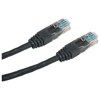 Síťový kabel UTP patchkabel 5m (do TP zásuvky), Cat5e, černý