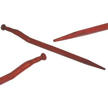 Hrot na vidle nakladače 840 mm závit M27 x 1,5 s plochou maticí vhodný pro Strautmann