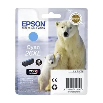 EPSON cartridge T2632 cyan (lední medvěd) XL