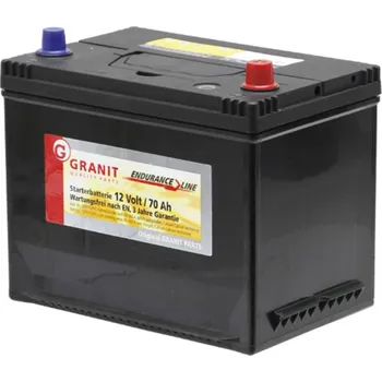 Autobaterie Autobaterie 12V 70Ah Granit bezúdržbová do auta, traktoru startovací proud 560A, 0/1