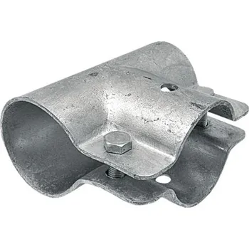 Chov hospodářského zvířete Stájová trubková spona se 2 šrouby jednodílná 48 x 60 mm