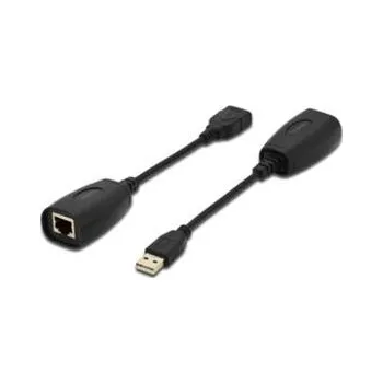 Počítačové příslušenství DIGITUS USB Extender, USB 1.1, prez Cat 5, 5e nebo Cat 6 UTP kabel, až 45 m / 150 ft
