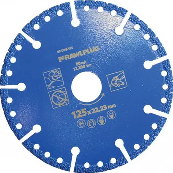 Řezný kotouč Rawlplug Diamantový kotouč MULTI 125 x 22,23 mm