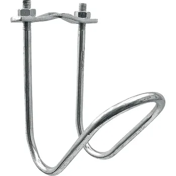 Stájová šíjová svorka dvoudílná se 2 šrouby průměr A 60 mm B 48 mm