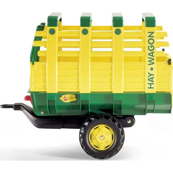 Dětské vozidlo Rolly Toys - vozík na seno žlutozelený