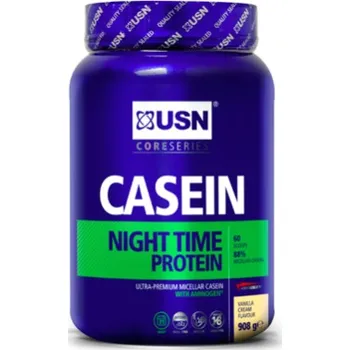 USN Casein Protein 908 g, jahoda 