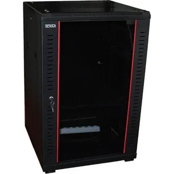 Rozvaděč OCRACK 19" OCC-18U-68SBK rozvaděč stojanový 18U/600x800 skleněné dveře