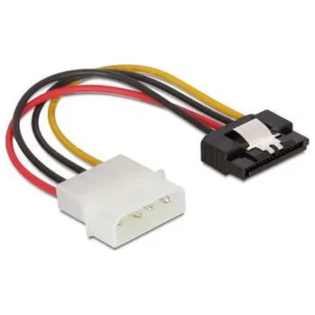 Kabel do PC Delock Power Adapter Molex 4-pin na SATA 15-pin, 12cm, kovová západka