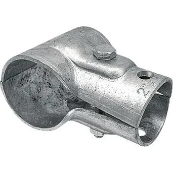 Stájová trubková T spona dvojdílná s 1 šroubem průměr A 48 mm B 34 mm