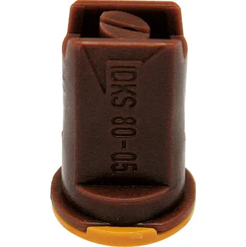 Postřikovač Lechler hranatá tryska IDKS se šikmou charakteristikou s přisáváním vzduchu 80° hnědá