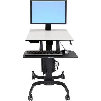 Držák monitoru ERGOTRON WorkFit-C, Single HD Sit-Stand Workstation,pojízdná, nastavitelná prac. stanice sezení/stání.