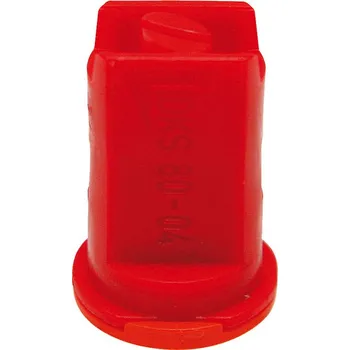 Postřikovač Lechler hranatá tryska IDKS se šikmou charakteristikou s přisáváním vzduchu 80° červená