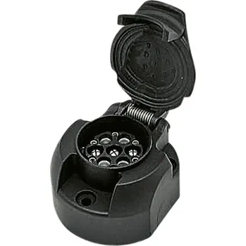 Denní svícení Zásuvka stejnosměrná 13/7-pólová 12V plastová pro traktor, vlek