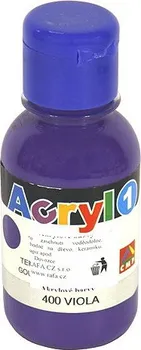 Vodová barva Barva Akrylová 125ml 400 fialová, Primo