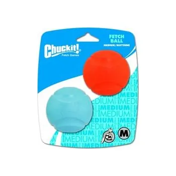 Hračka pro psa ChuckIt! Fetch Medium 2 na kartě – 6,5 cm modrá/oranžová